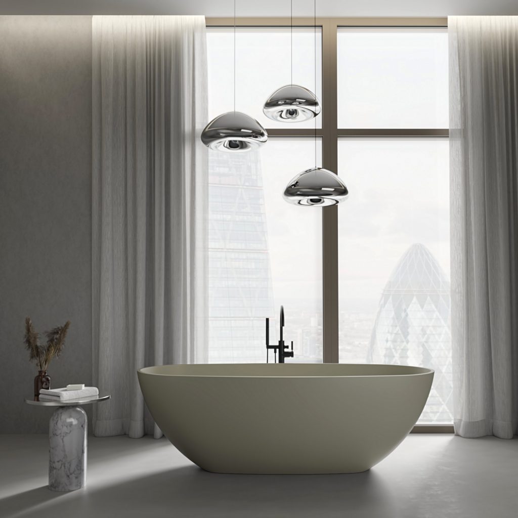 Olive bathtub