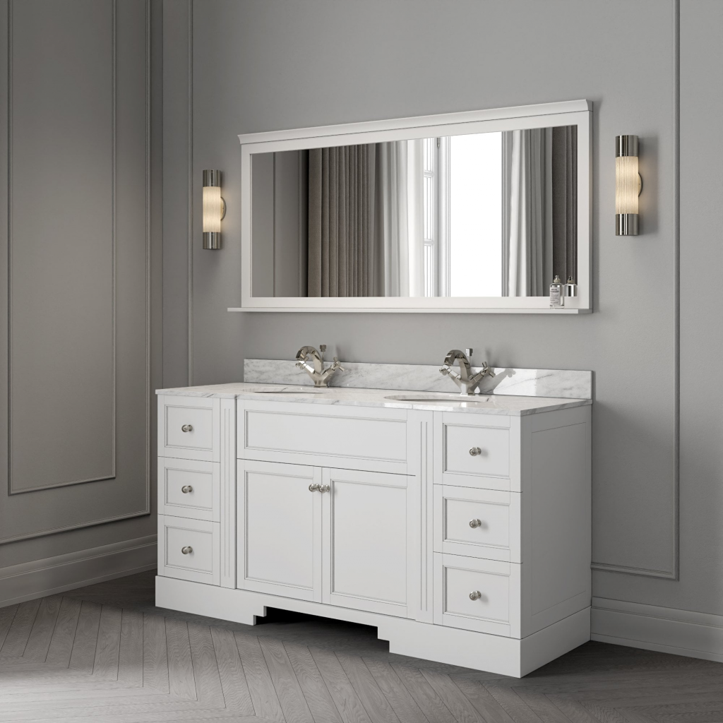 Grosvenor Matte White Vanity Uni