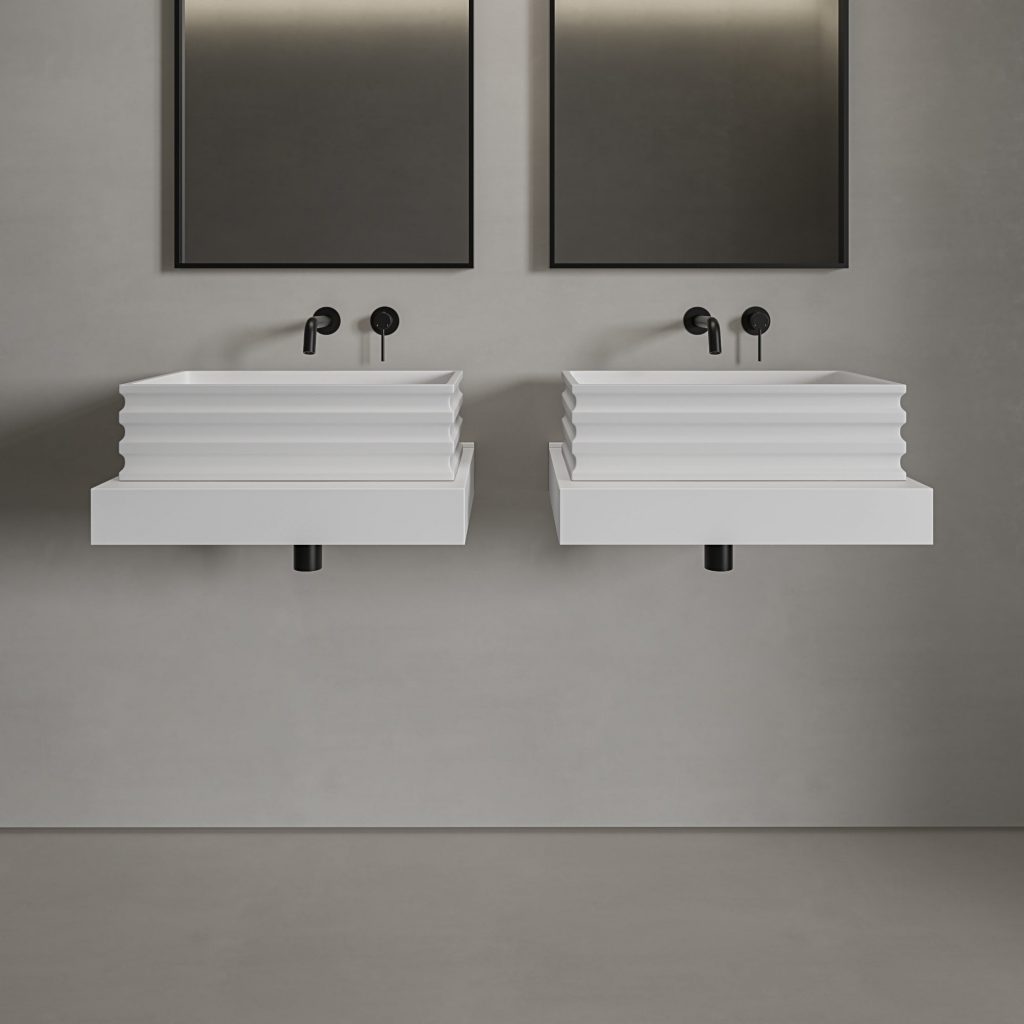 Audley Countertop stone basins