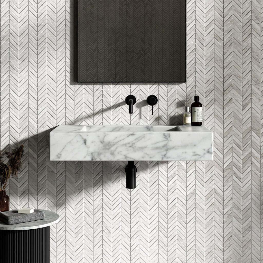 Dina Carrara Marble Wall Hung Basin