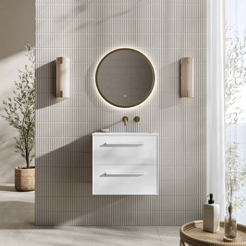 Sardinia Round Mirror & Demister 600mm
