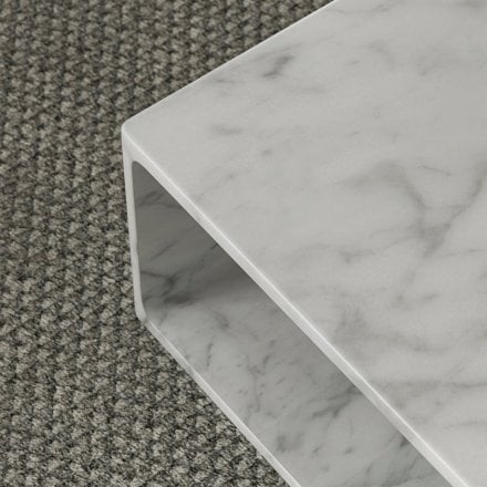 Allegro Carrara Marble Coffee Table 800mm