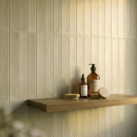 Aloe Stone Matt - Corvella Porcelain Wall & Floor Tile 400 x 50mm