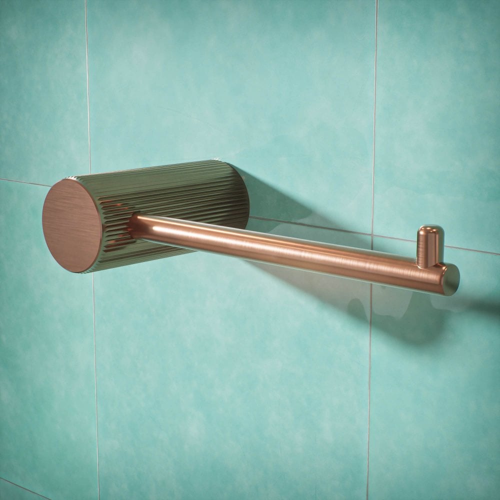 Alta Fluted Wall Mounted Toilet Roll Holder