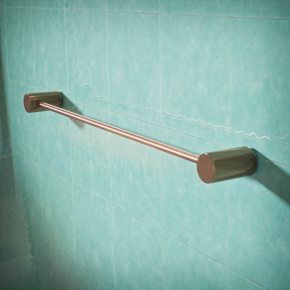 Alta Fluted Wall Mounted Towel Rail