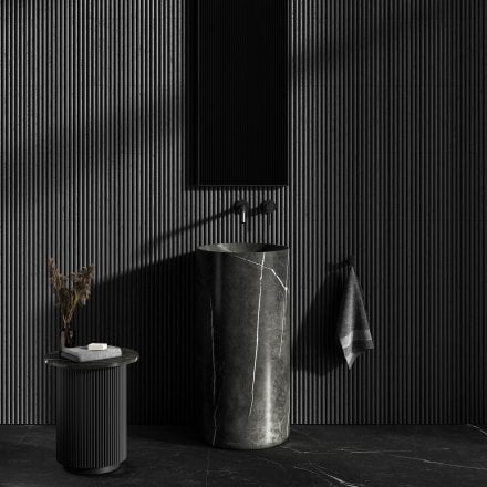 Alta Pietra Grey Marble Freestanding Basin 400mm