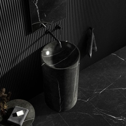 Alta Pietra Grey Marble Freestanding Basin 400mm