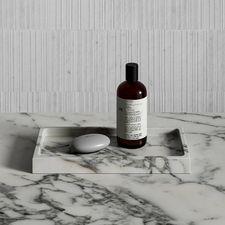 Amore Arabescato Marble Rectangular Tray