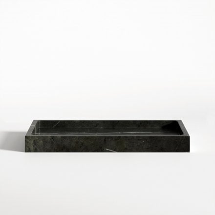 Amore Pietra Grey Marble Rectangular Tray