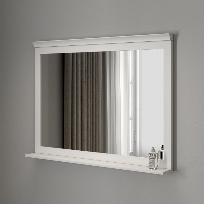 Beaumont Matt White Mirror 1000mm