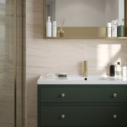 Beige Matt - Arden Smooth Ceramic Wall Tile 300 x 600mm