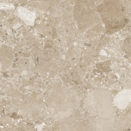 Beige Matt - Terazzia Smooth Porcelain Wall & Floor Tile 900 x 900mm