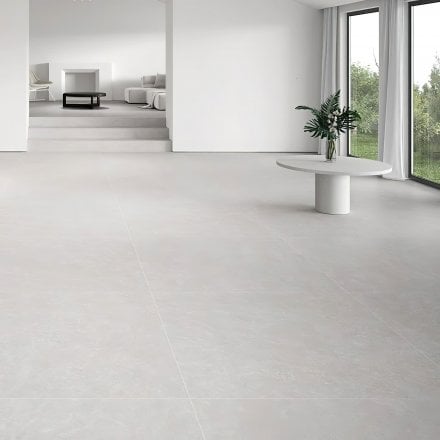 Bilbao - White Porcelain Tile 600 x 600mm