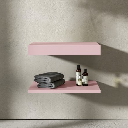 Blossom Stone Resin Wall Hung Countertop Basin Shelf (660mm Wide)