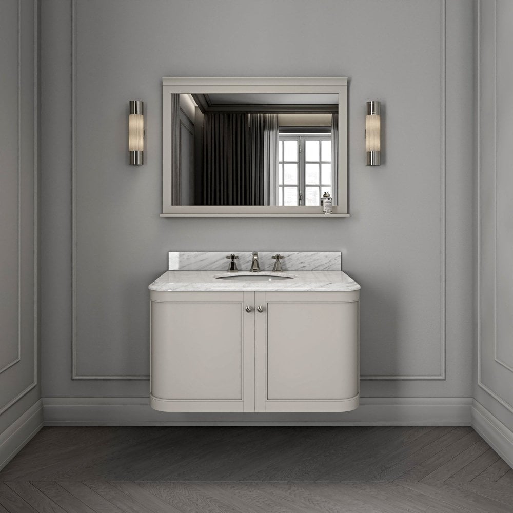 Cavendish Matt Stone Carrara Marble Vanity Unit 1000mm