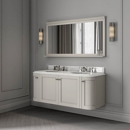 Cavendish Matt Stone Carrara Marble Vanity Unit 1400mm