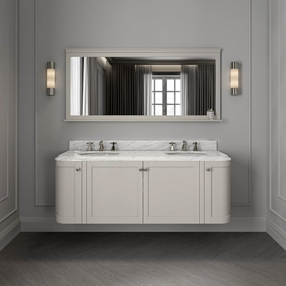 Cavendish Matt Stone Carrara Marble Vanity Unit 1600mm