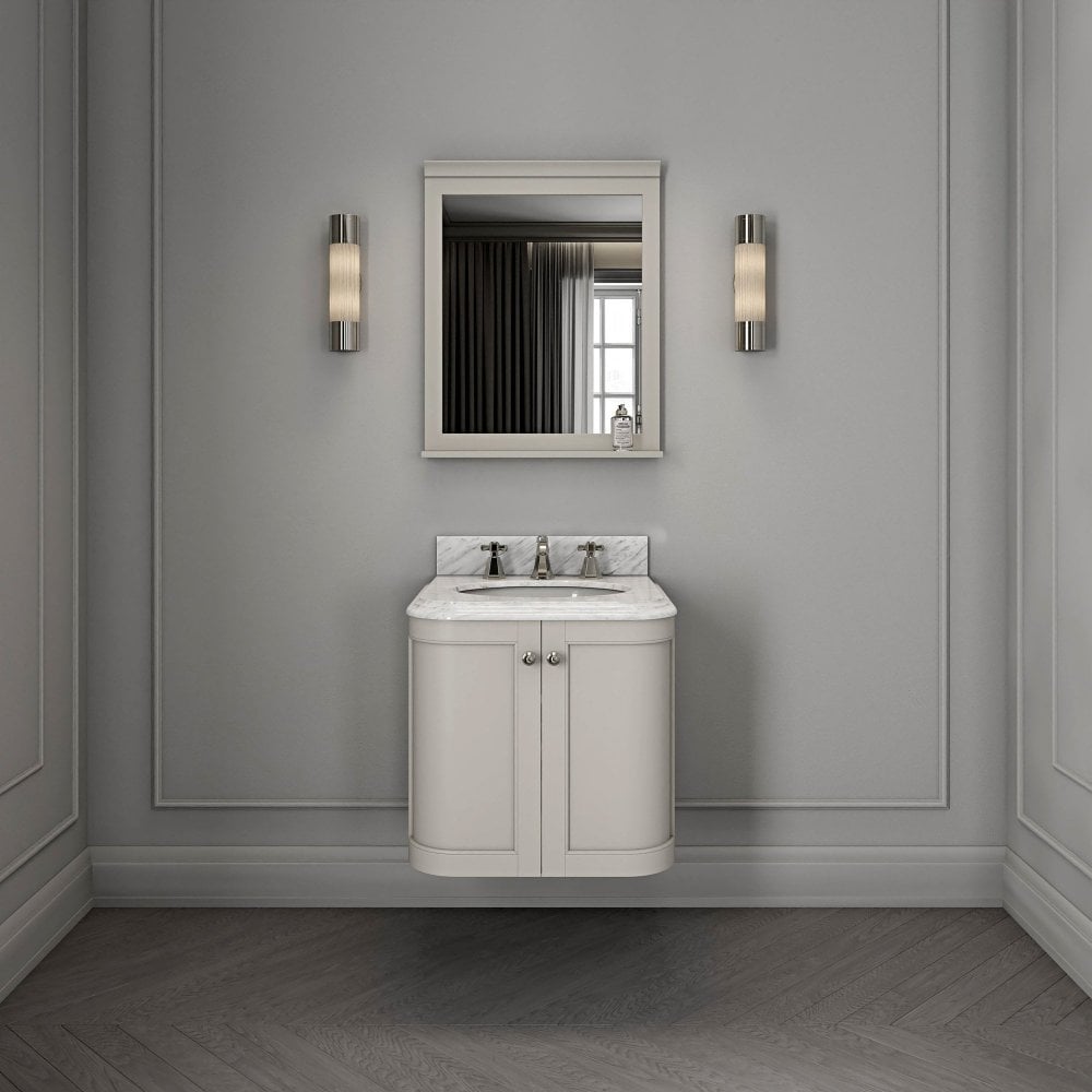 Cavendish Matt Stone Carrara Marble Vanity Unit 600mm
