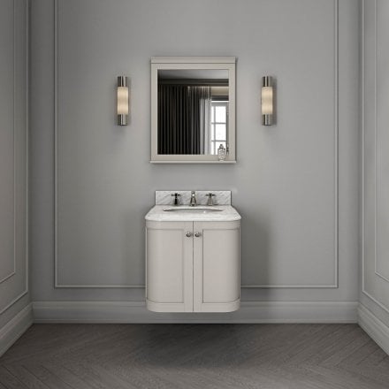 Cavendish Matt Stone Carrara Marble Vanity Unit 600mm