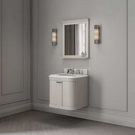 Cavendish Matt Stone Carrara Marble Vanity Unit 600mm