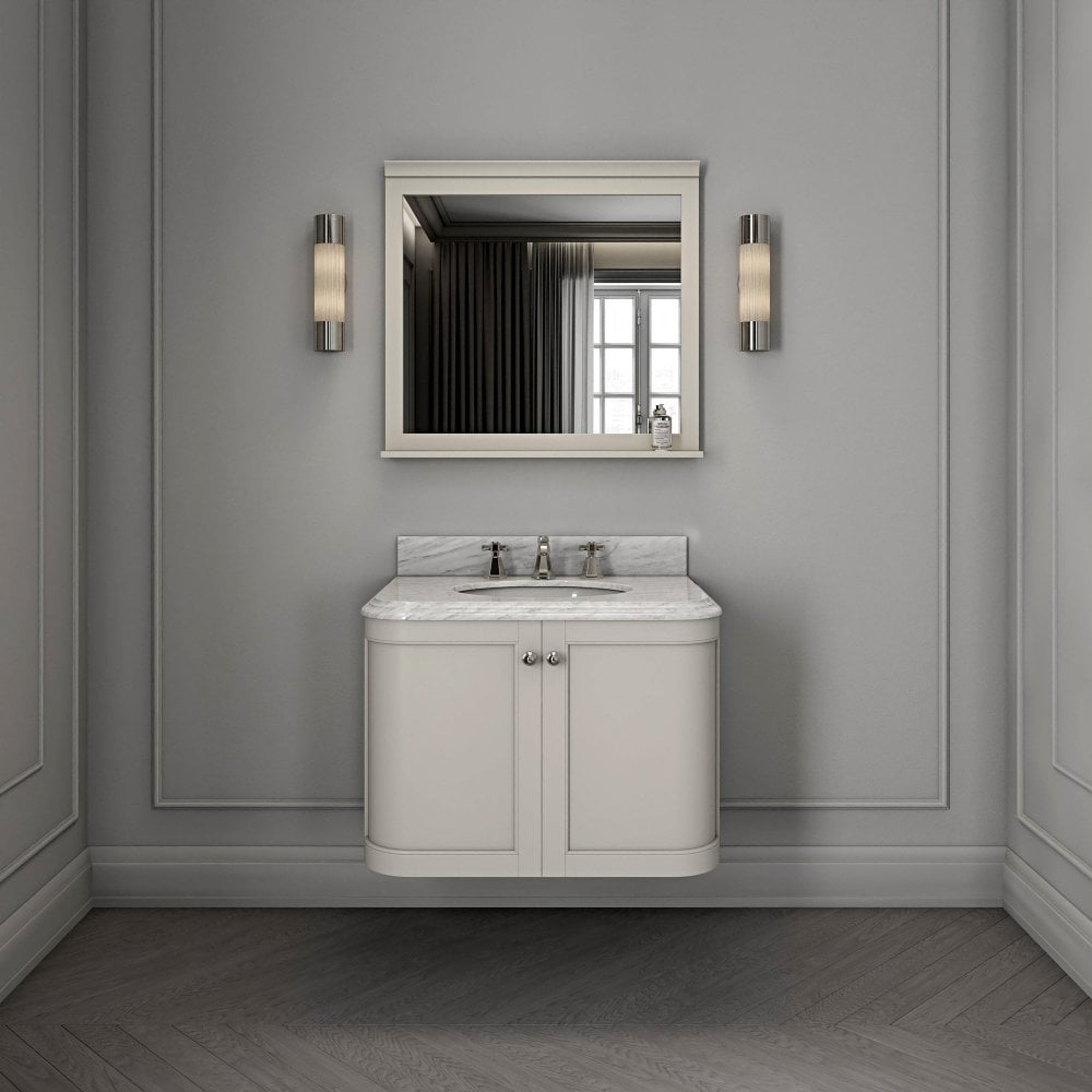 Cavendish Matt Stone Carrara Marble Vanity Unit 800mm