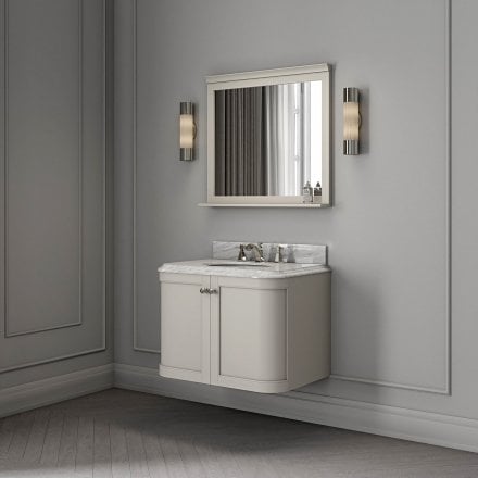Cavendish Matt Stone Carrara Marble Vanity Unit 800mm