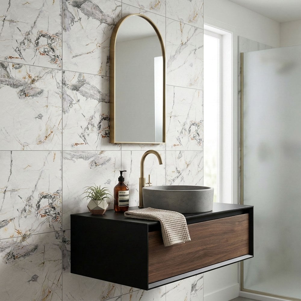 Celeste Matt - Smooth Porcelain Wall & Floor Tile 600 x 600mm