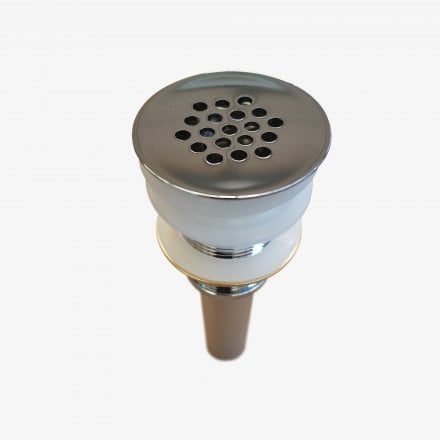 Chrome Unslotted Grid Basin Waste