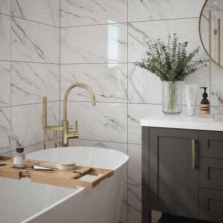 Clarence Gloss - Smooth Ceramic Wall Tile 300 x 600mm
