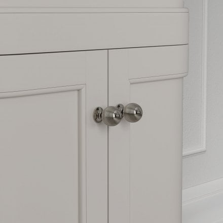 Claridge Matt Cream Carrara Marble Vanity Unit 600mm
