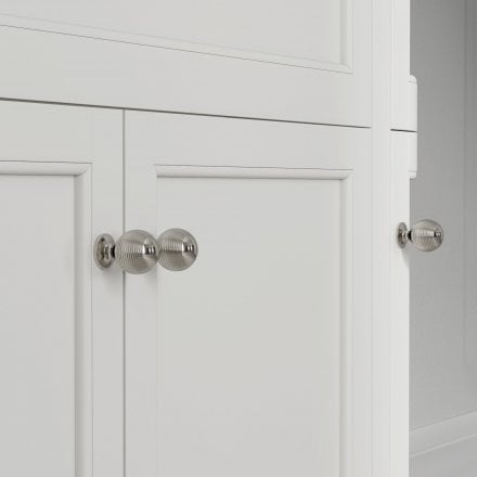Claridge Matt White Carrara Marble Vanity Unit 1200mm