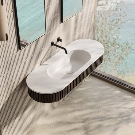 Comano 1200mm White Walnut Basin
