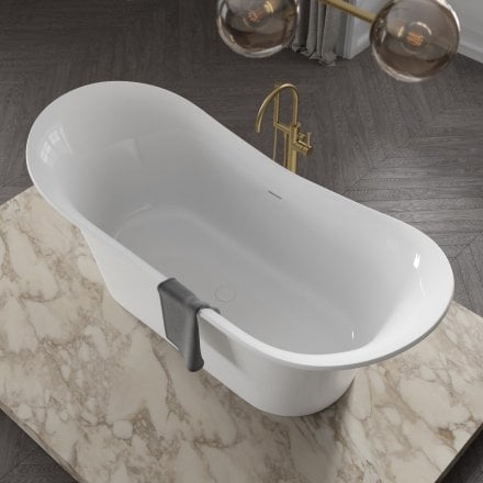 Como Freestanding Stone Bath 1800mm