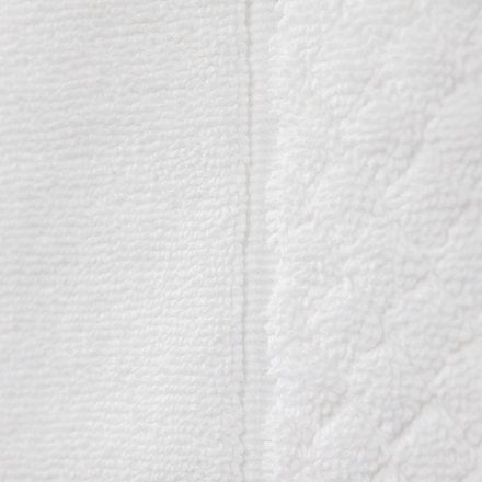 Duchy White Combed Cotton Bath Mat