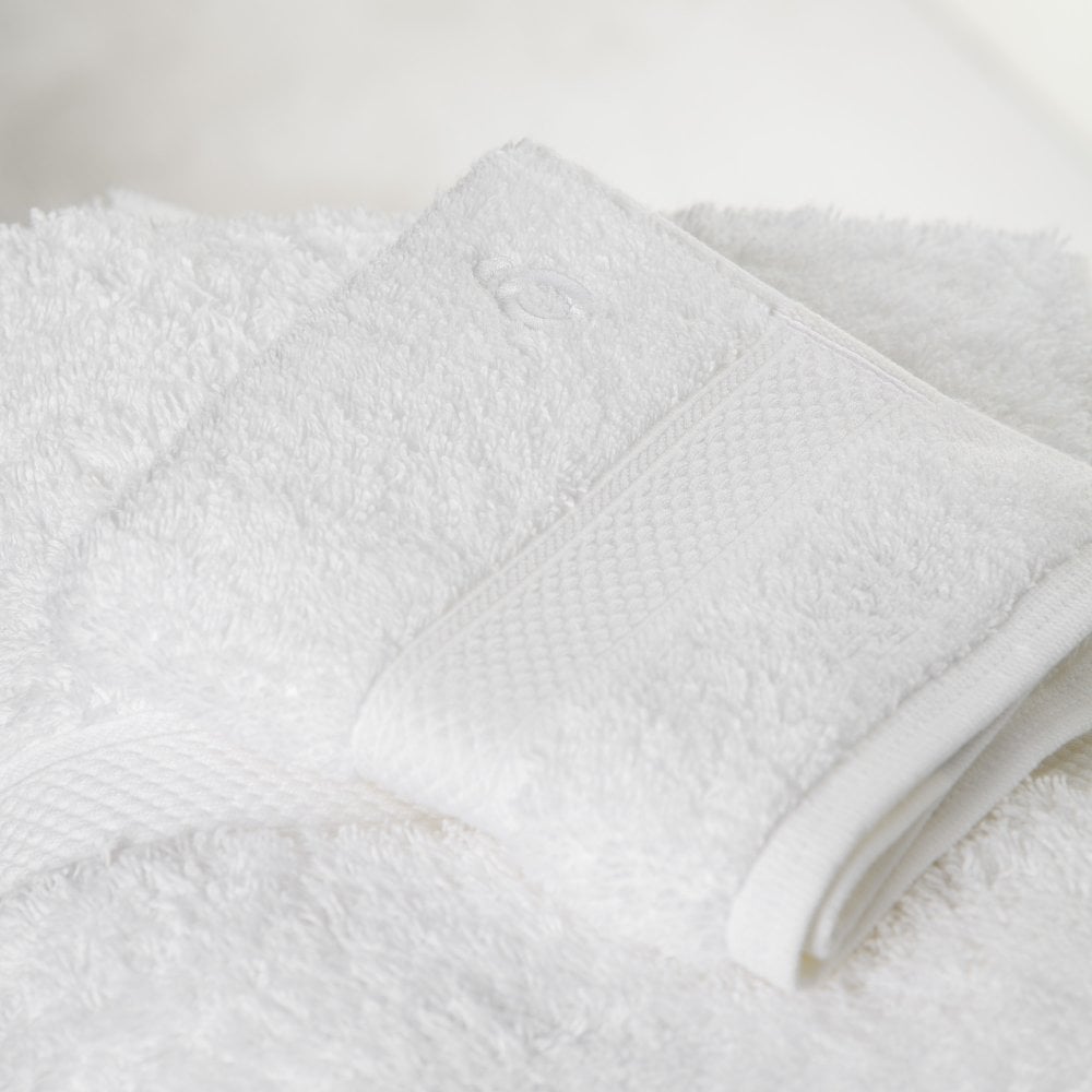 Duchy White Combed Cotton Face Cloth