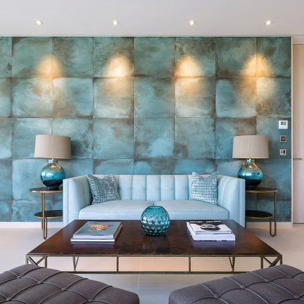 Elche - Metal Mint Porcelain Tile 800 x 800mm