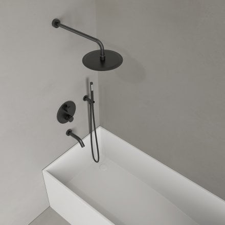 Faro 3-Way Thermostatic Shower With Handheld Shower & Bath Spout