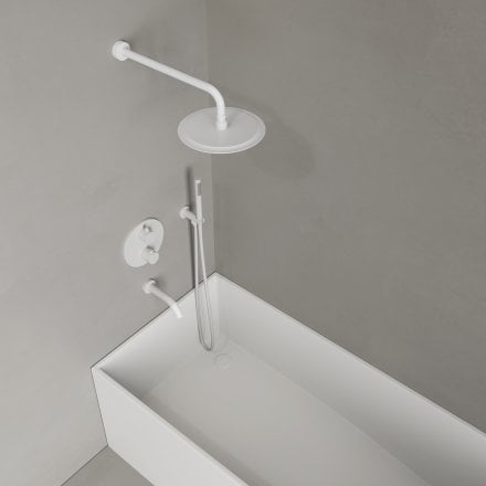 Faro 3-Way Thermostatic Shower With Handheld Shower & Bath Spout