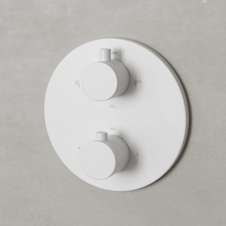 Faro 3-Way Thermostatic Shower With Handheld Shower & Bath Spout