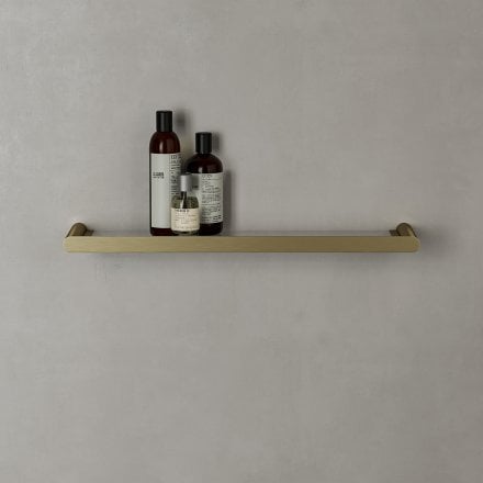 Faro Bathroom Glass Storage Shower Shelf