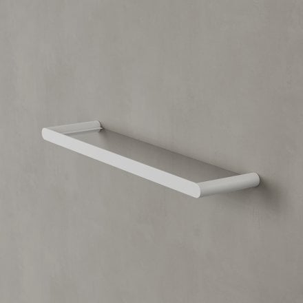 Faro Bathroom Glass Storage Shower Shelf