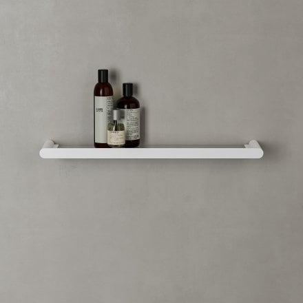 Faro Bathroom Glass Storage Shower Shelf