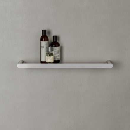 Faro Bathroom Glass Storage Shower Shelf