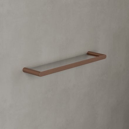 Faro Bathroom Glass Storage Shower Shelf