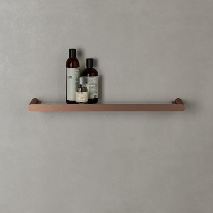 Faro Bathroom Glass Storage Shower Shelf