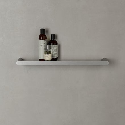 Faro Bathroom Glass Storage Shower Shelf