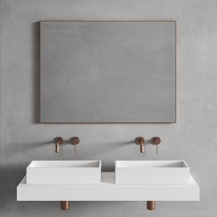 Faro Brushed Copper Mirror 1000mm