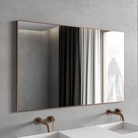 Faro Brushed Copper Mirror 1200mm