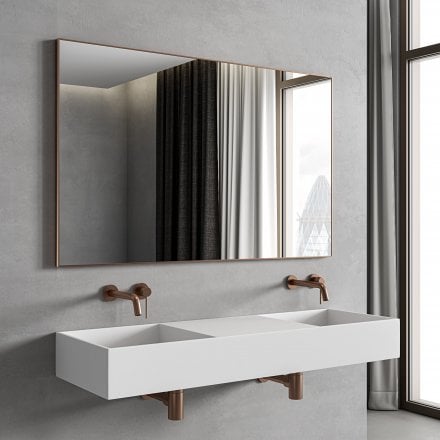 Faro Brushed Copper Mirror 1200mm