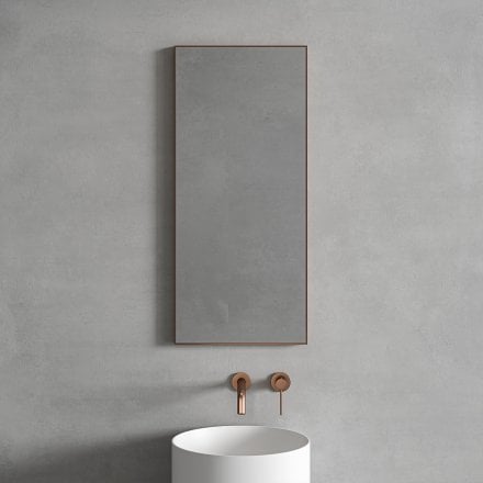 Faro Brushed Copper Mirror 400mm
